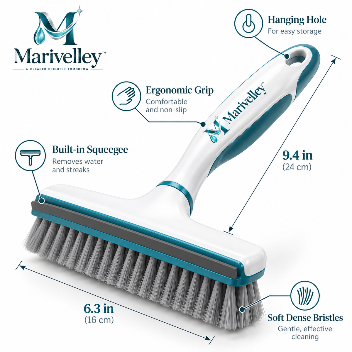 Marivelley™ ScreenSweep Window Screen Cleaning Brush – Dual-Sided Mesh Duster for Window Screens, Sliding Doors & Fine Dust Removal